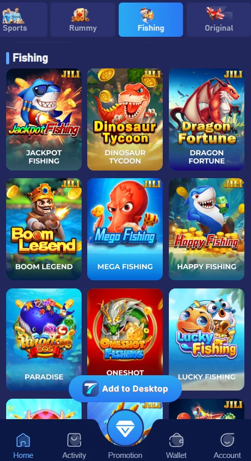 tiranga game fishing games